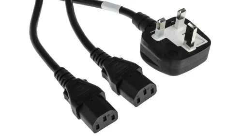 3M IEC Mains Cable with 13A UK Plug