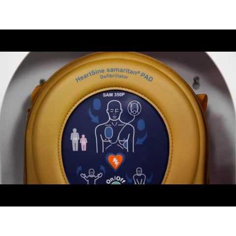 HeartSine Samaritan PAD 500P Semi Automatic AED Defibrillator with Carry Case