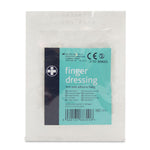 Reliance large finger dressing with adhesive fixing