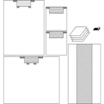 Standard Universal Reinforced Drape Set - Pack of 6