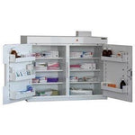 Sunflower Medicine Cabinet, 6 Shelves/5 Door Trays, two doors