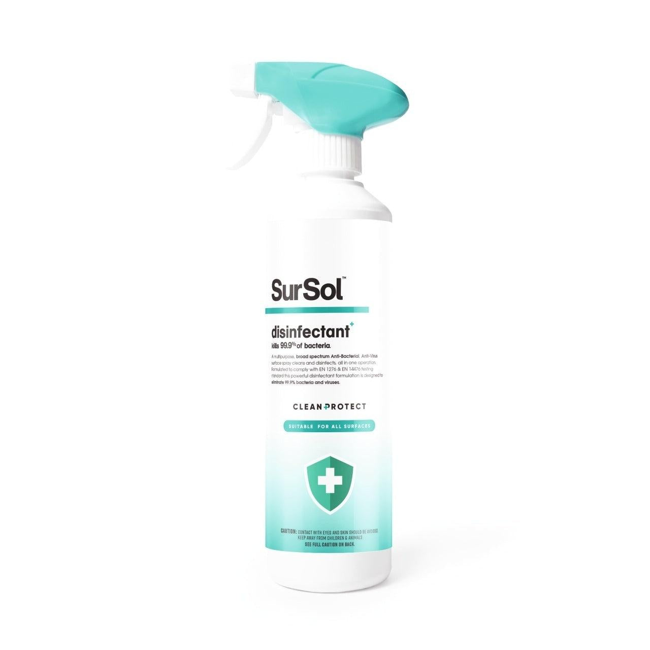 SurSol 500ml Antibacterial Disinfectant Surface Spray