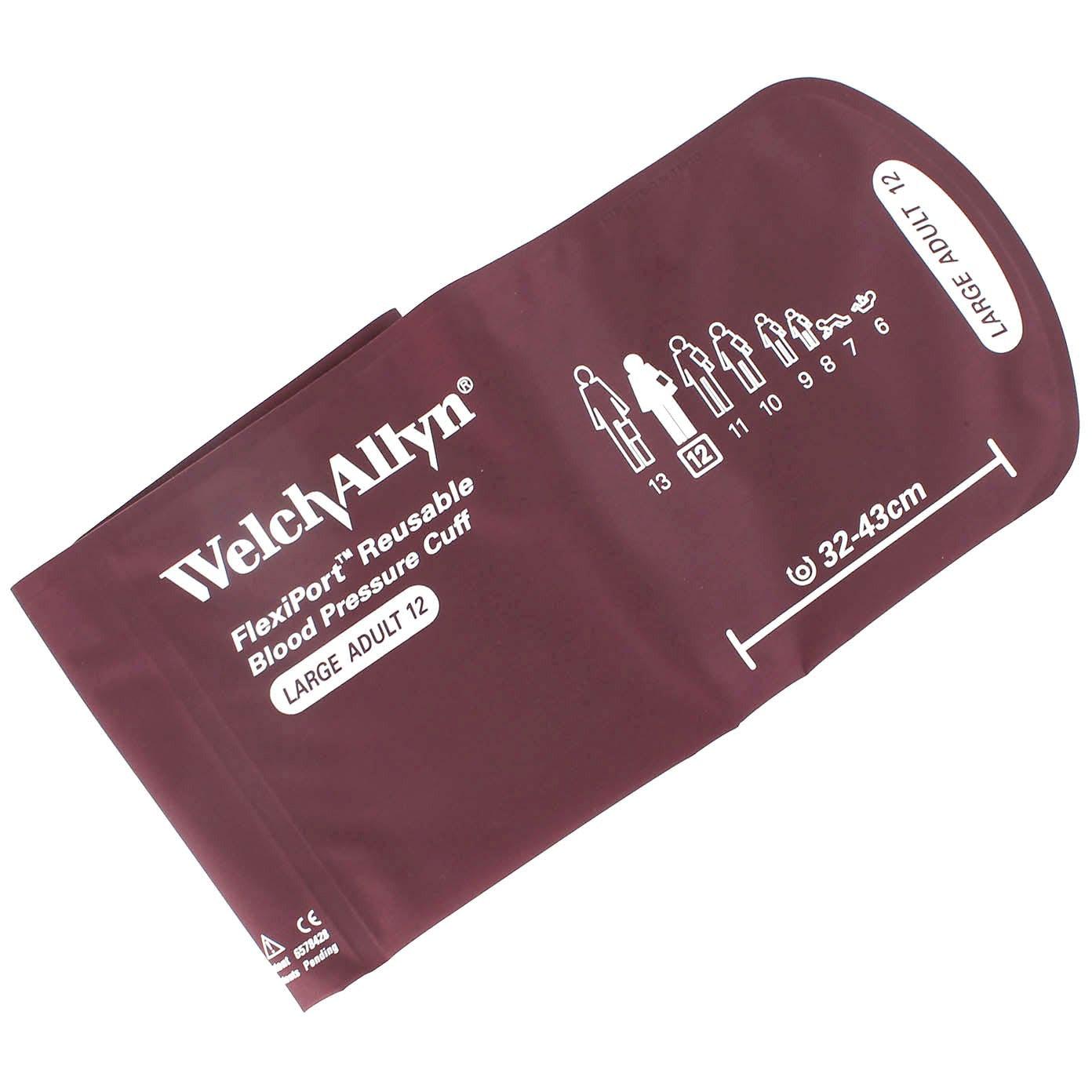 Welch Allyn Flexiport Large Adult Cuff size 12 No Tube or Connectors (32-43cm)
