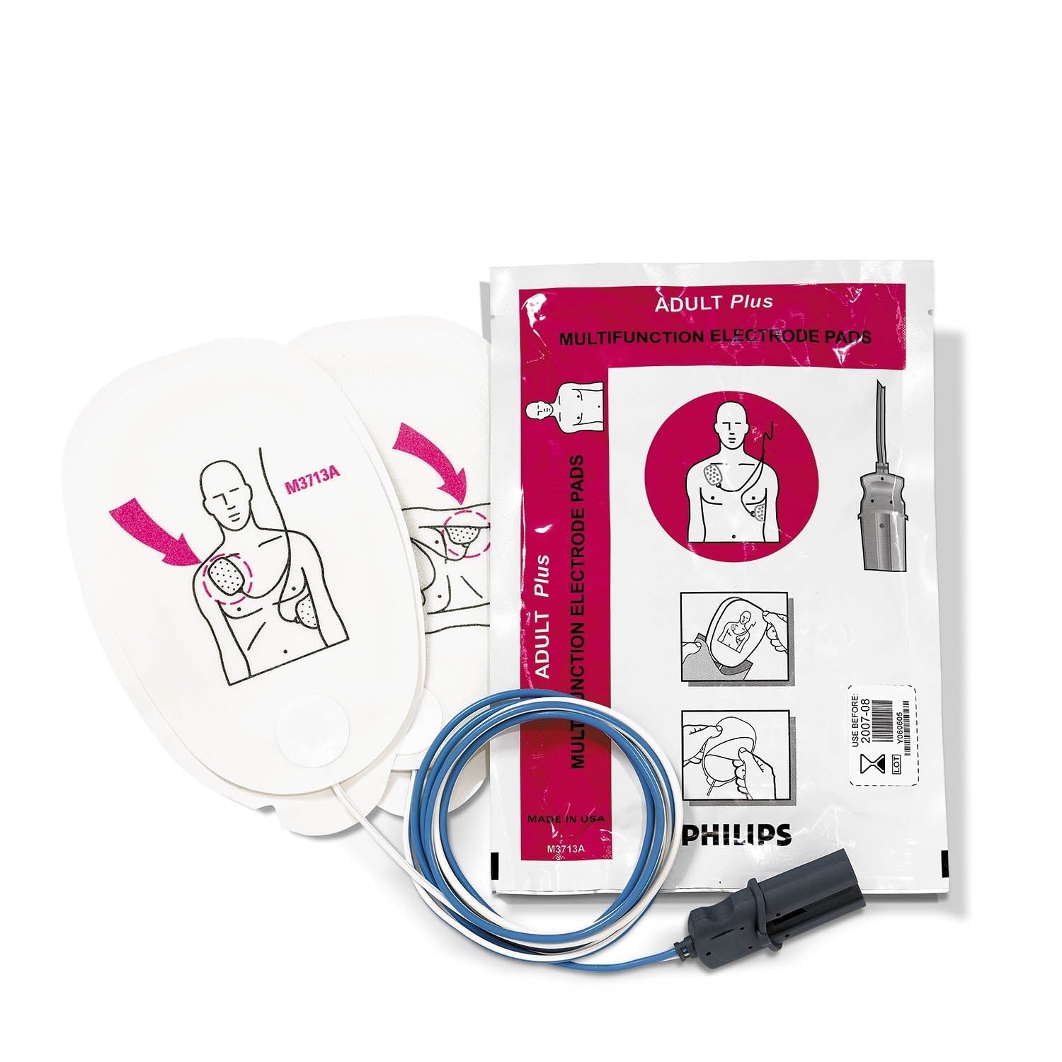 1-pack HS FR/FR2 Defib Pads (DP2/DP6)