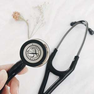 Littmann Cardiology IV Diagnostic Stethoscope: Black - Mirror Finish 6177