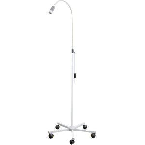 Luxamed LED Examination Lamp on 5-feet-stand, Powder Coated -Black