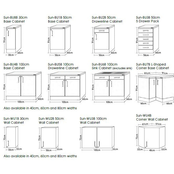 30cm Base Cabinet - Beech