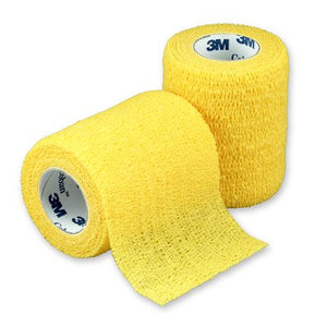 3M Coban Self-Adherent Bandage - Yellow - 7.5cm x 4.5m x 24