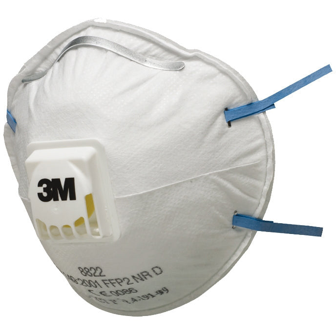 3M™ FFP2 Face Mask 06922 - Valved (Box of 10 Masks)