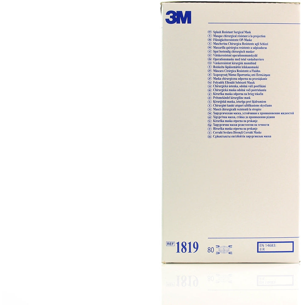 3M™ Splash Resistant Surgical Mask Type IIR - Pack of 80