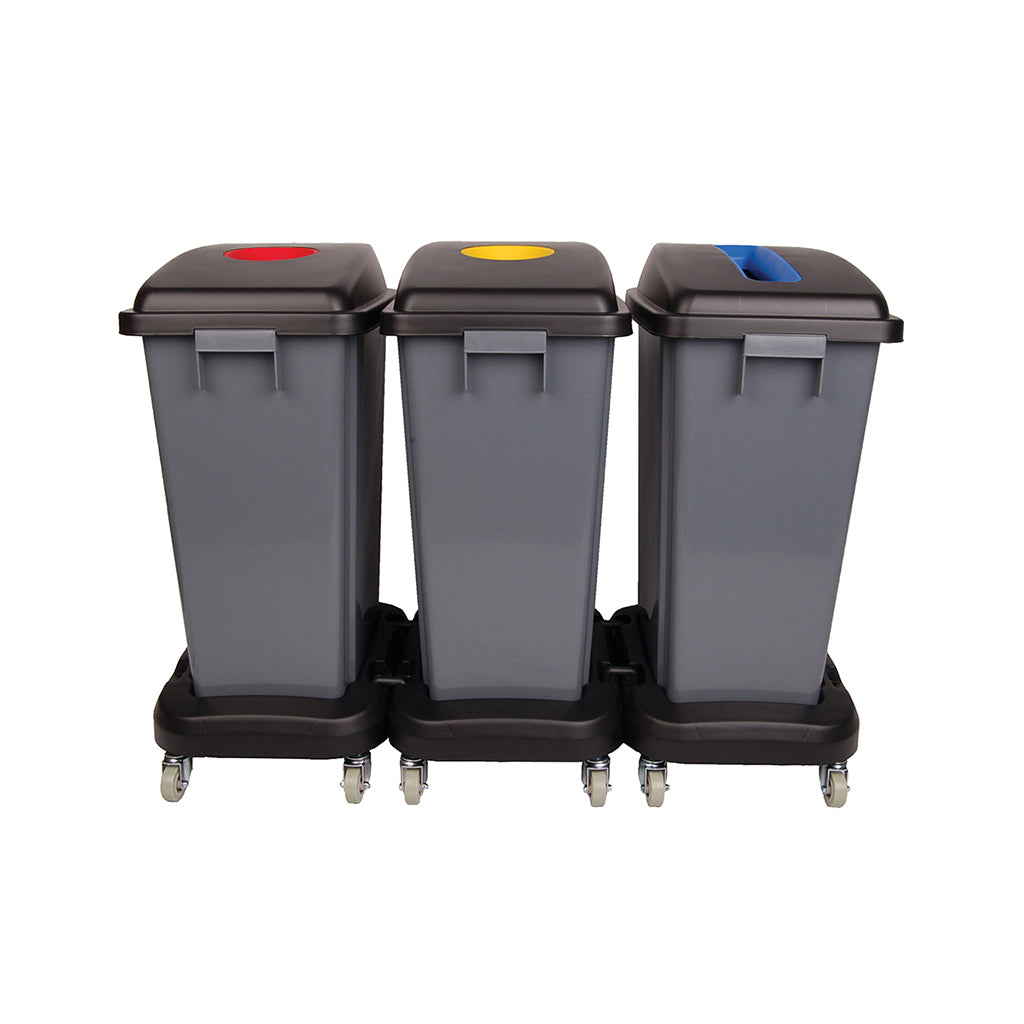 60L Recycling Dolly Bin Kit