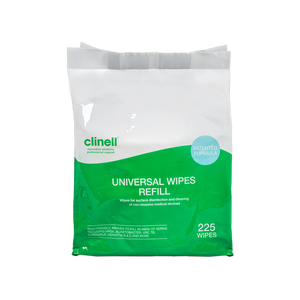 Clinell Universal Sanitising Wipes - Bucket 225 Wipe Refill