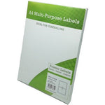 A4 Multipurpose Labels 2 Per Sheet 199.6 x 143.5mm (White) Pk of 100 - Compatible