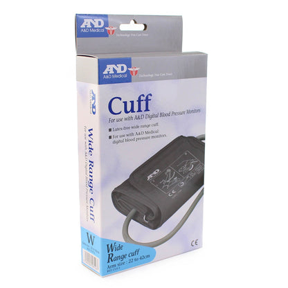 A&D Medical UA-series cuff: Wide Range 22-42cm Arm Circumference