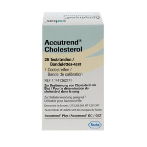 Accutrend Cholesterol Strips x 25