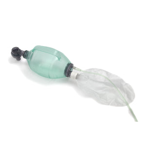 Adult BVM resus system, 1L bag with pressure relief valve (40cm H20), size 4 mask - Single