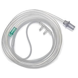 Adult nasal cannula curved prongs 1.8m - Single