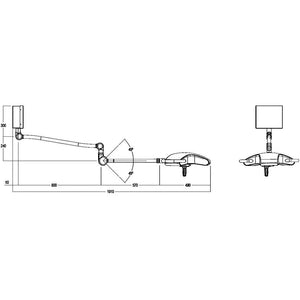 Aim-HI 700 LED Wall Examination Light