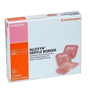 Allevyn Gentle Border Dressing 7.5cm x 7.5cm per 10