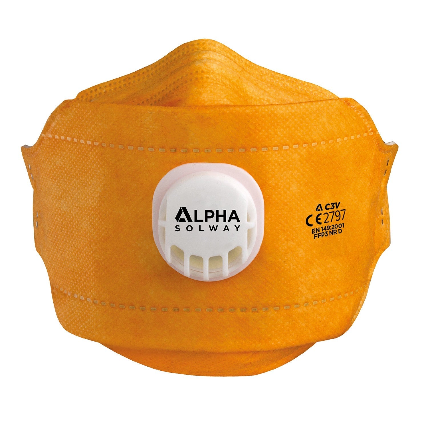 Alpha Solway FFP3 Face Masks Valved - Box of 20 [Not Reuseable]