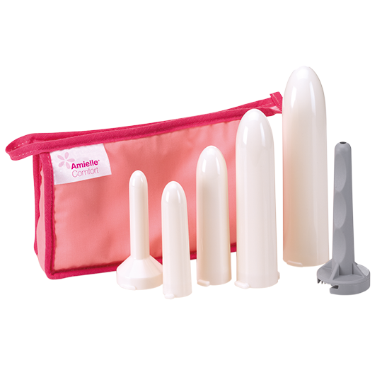 Amielle Care Vaginal Dilators 4 Cones 1 Handle 1 Bag