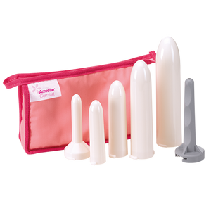 Amielle Care Vaginal Dilators 4 Cones 1 Handle 1 Bag