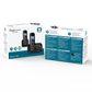 Amplicomms BigTel 1583 Black Answering Machine Trio - Cordless Phone