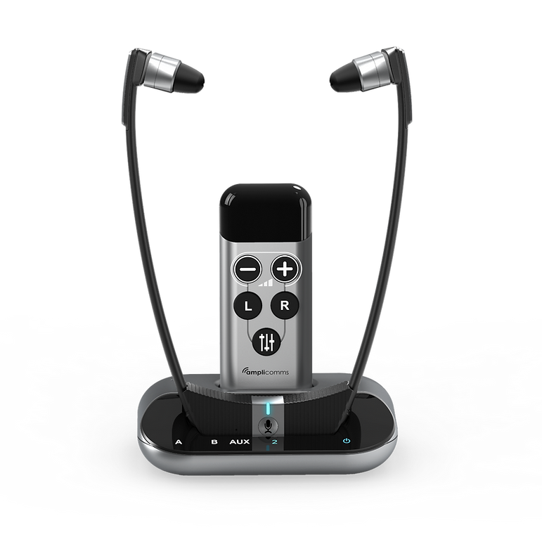 Amplicomms TV3500 Black/Silver - Headset