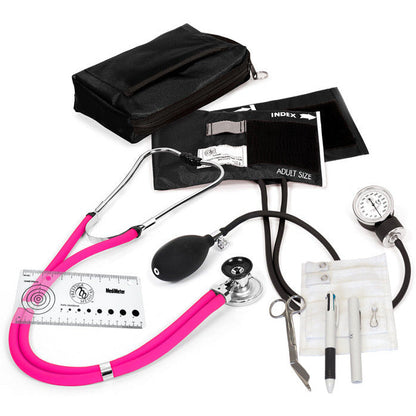 Aneroid Sphygmomanometer, Stethoscope & Accessories Nurse Kit