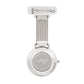 Annie Apple Nurses Fob Watch - Aurora - White/Silver - Mesh - 35mm