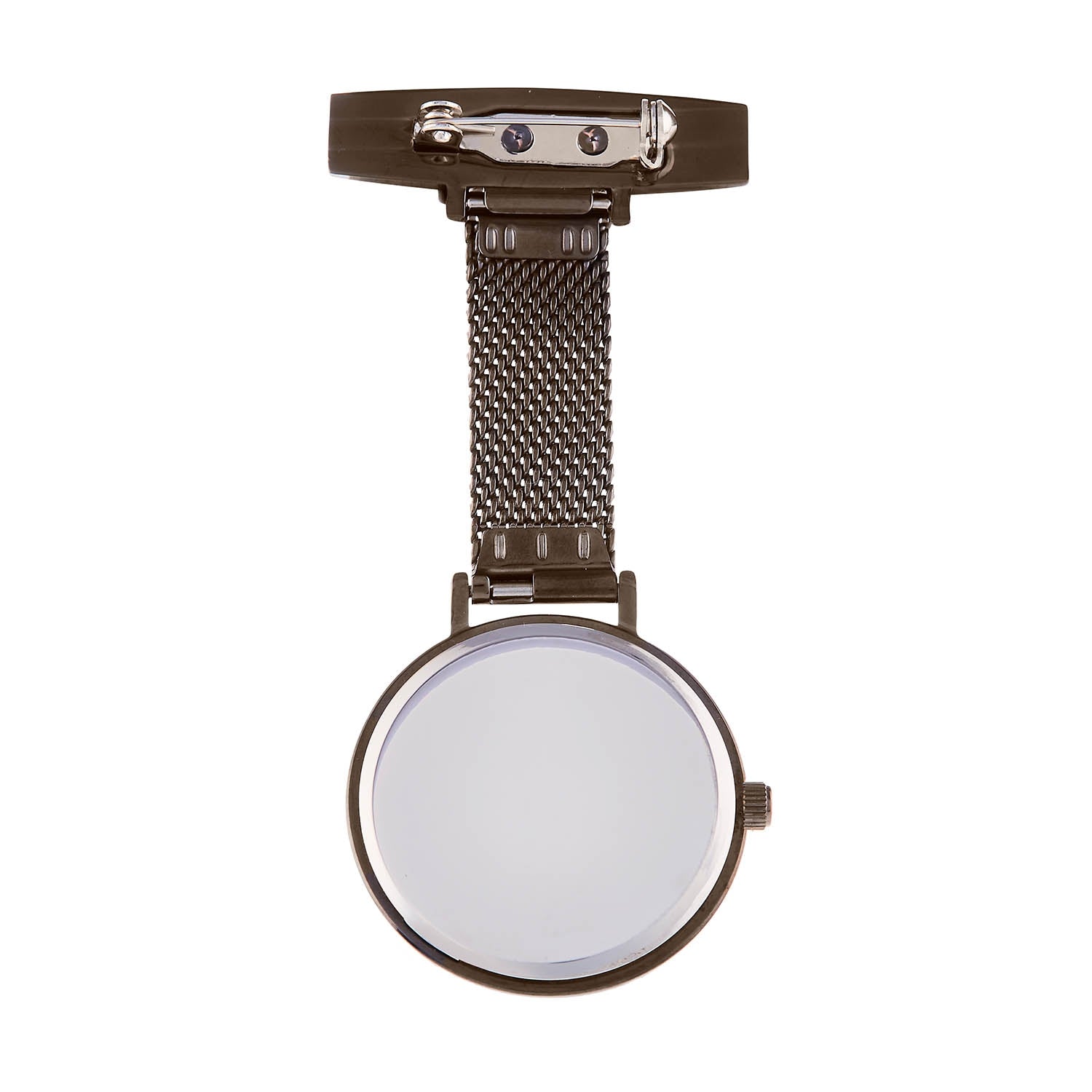 Annie Apple Nurses Fob Watch - Meraki - Rose Gold/Gunmetal - Mesh - 35mm