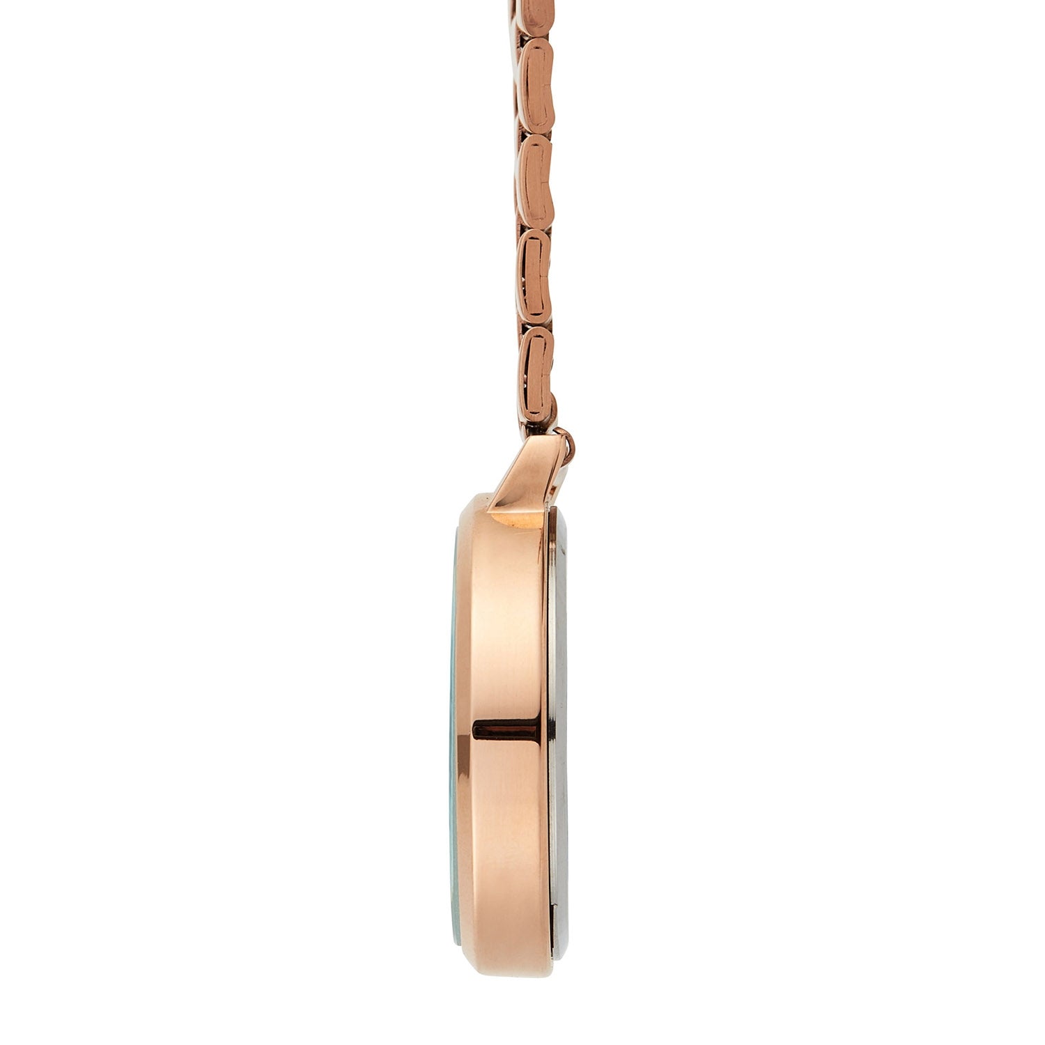 Annie Apple Nurses Fob Watch - Meraki - Silver/Rose Gold - Link - 35mm