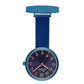 Annie Apple Nurses Fob Watch - Venus - Blue Mesh - Blue Leather - 35mm