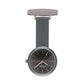 Annie Apple Nurses Fob Watch - Venus - Gunmetal Mesh - Grey Leather - 35mm