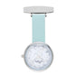 Annie Apple Nurses Fob Watch - Venus - Silver Mesh - Blue Leather - 35mm