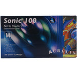 Aurelia Sonic 100 Medium Blue Nitrile Powder-Free Examination Gloves - Non Sterile (100)