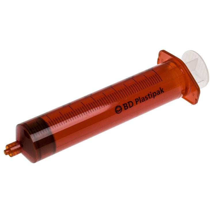 BD Amber Luer Lock Syringes 50ml x 60