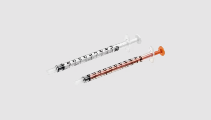 BD Amber Oral Syringe 5ml, latex free, Box of 100 (slip type)