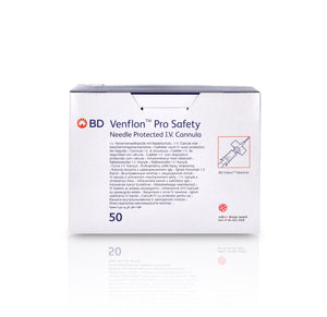 BD Venflon Pro Safety™ 14g x 45mm, Orange - Box of 50