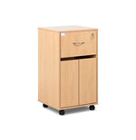 Bedside Cabinet - Lockable Upper Drawer