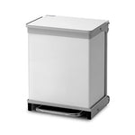 Bristol Maid Hands Free, Removable Body Bin - White - 50 Litre