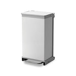 Bristol Maid Hands Free & Silent Closing, Removable Body Bin - White - 75 Litre