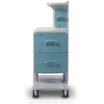 Bristol Maid Polymer Easy Clean Bedside Cabinet - No Locks