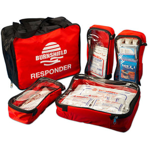 Burnshield Responder Kit in a Red Bag