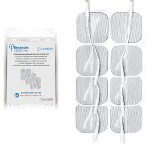 TENS Electrode Pads Value Pack, 12 pads, 50x50mm - Pack of 12