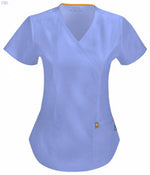 Cherokee Scrubs Mock Wrap Top