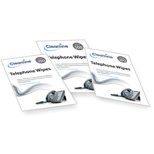 Cleanline Telephone Wipes (pack of 100)