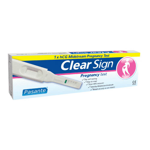 ClearSign Mid-Stream Single Pregnancy Test