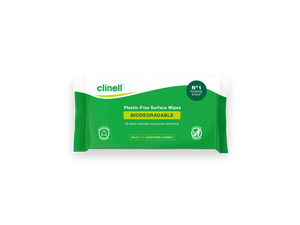 Clinell Universal Wipes (60 Wipes Per Pack) Plastic Free Biodegradable