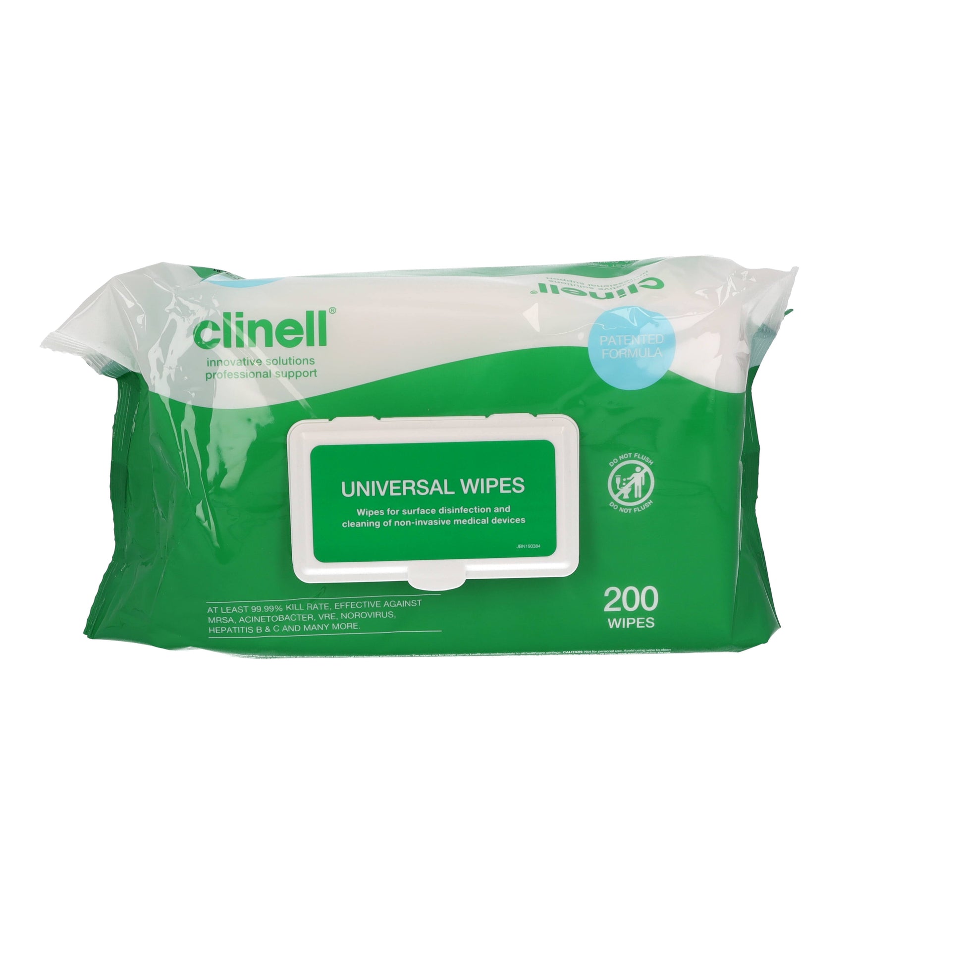 Clinell Wipes CW200 Universal Sanitising Anti-Bacterial x 200